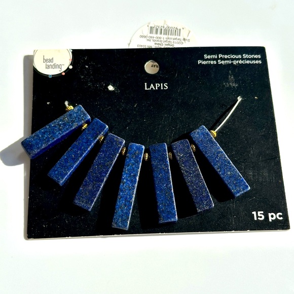 Lapis Beads to String a Necklace . - Picture 1 of 3